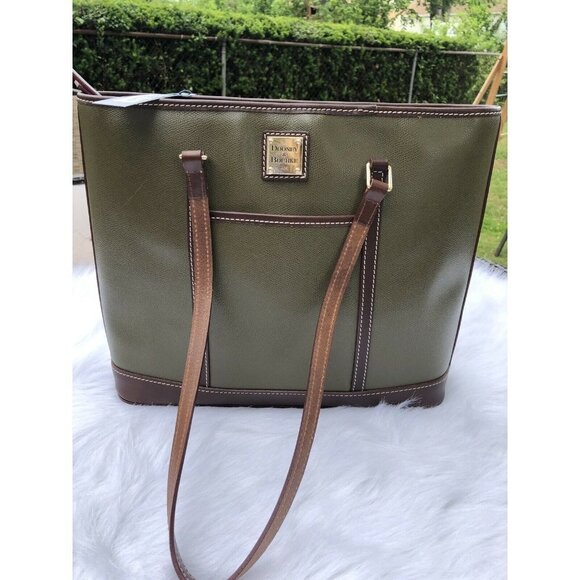 Dooney And Bourke Green Large Shoulder Bag NWT